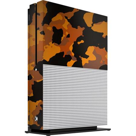 Xbox One S Console Skin Camouflage Oranje
