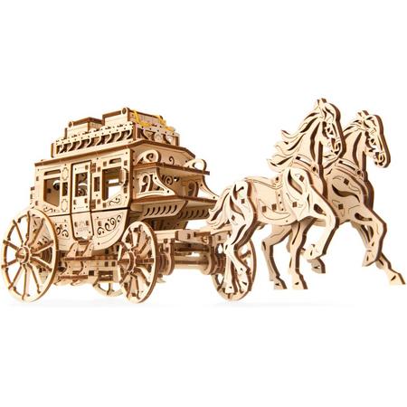 UGears - Koets met paarden / stagecoach