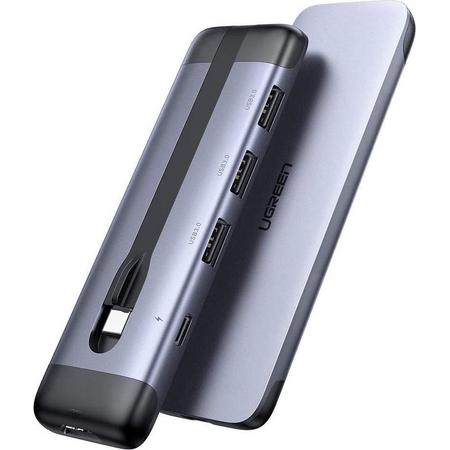 UGREEN - USB-C adapter voor Macbook - 4K HDMI - USB 3.0 - portable - Space Gray