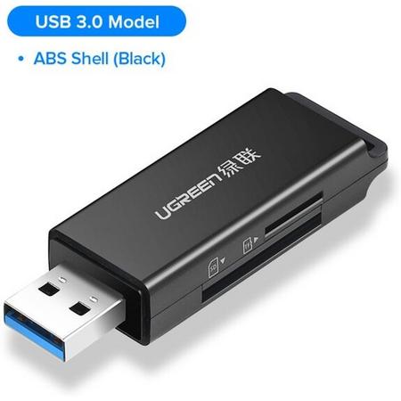 UGreen USB 3.0 Kaartlezer SD / TF Zwart