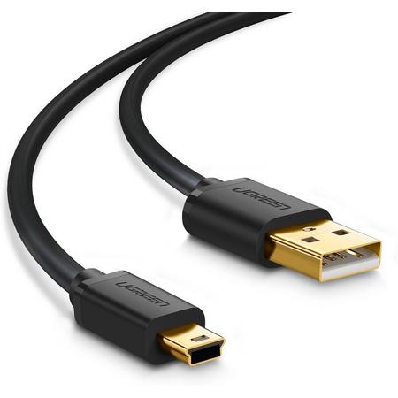 Ugreen 10355 1m USB A Mini-USB B Mannelijk Mannelijk Zwart USB-kabel