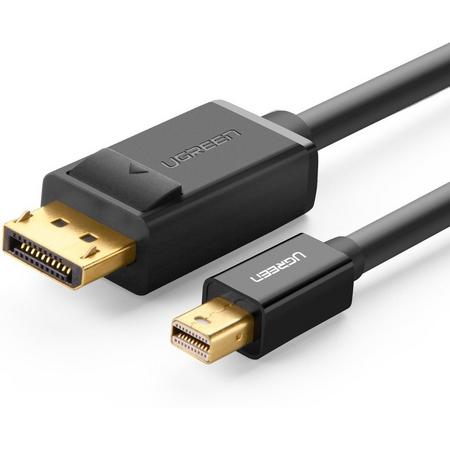 Ugreen 10433 2m Mini DisplayPort DisplayPort Zwart DisplayPort kabel
