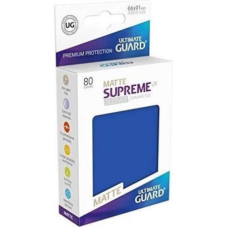 Supreme UX Sleeves Standard Size Matte Blue (80)