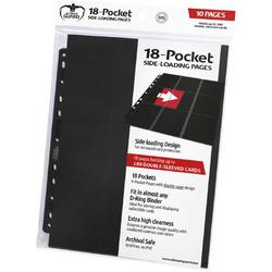   18-Pocket Pages Side-Loading Black (10)