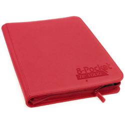   8-Pocket ZipFolio XenoSkin Red