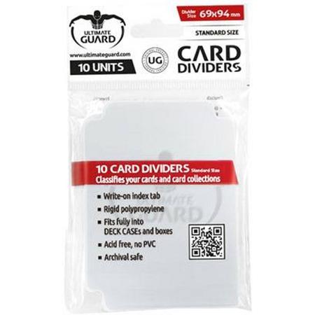 Ultimate Guard Card Dividers Standard Size Transparent