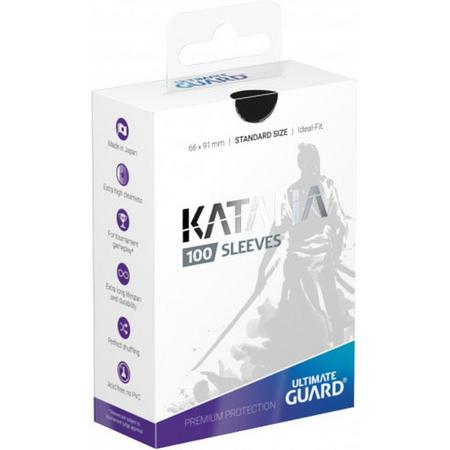 Ultimate Guard Katana Sleeves Standard Size Black 100