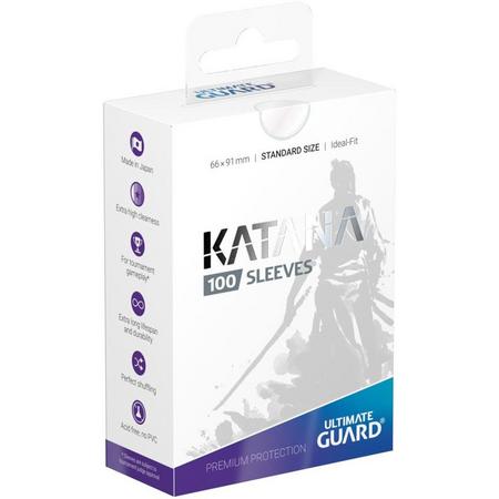 Ultimate Guard Katana Sleeves Standard Size Transparent 100