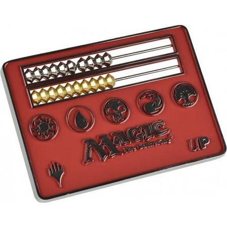 Card Size Abacus Life Counter for Magic: The Gathering - Red