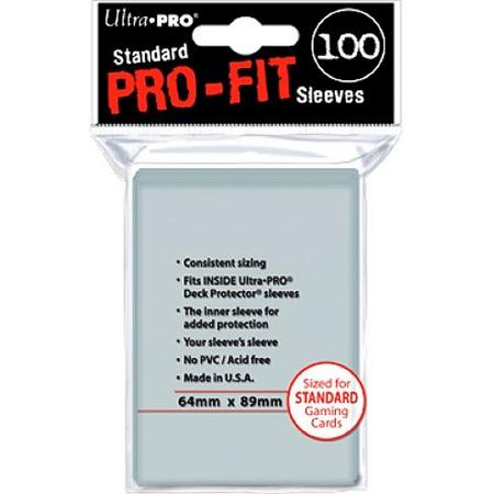 SLEEVES Pro-Fit Clear Standard C100