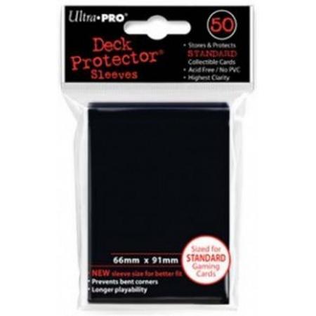 Standaard Deck protector Sleeves Black (50st)