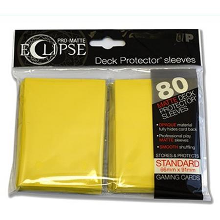 UP Pro-Matte Eclipse - Standard Sleeves - Geel (80)