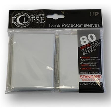 Ultra Pro Pro-Matte Eclipse Standard Sleeves White (80 Sleeves)
