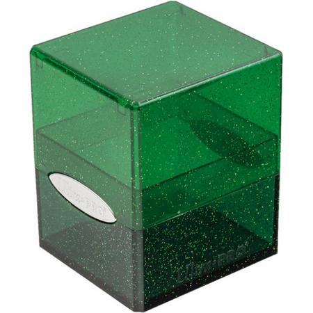 Ultra Pro Satin Cube Glitter Green Deck Box