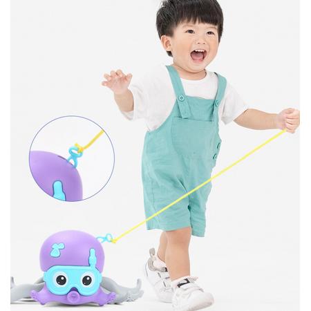 Babybadkamer Speelgoed Kids - Octopus Clockwork Touw Getrokken Kruipen Land Water - Speelgoed Slepen Lopen Zwemmen Water Speelgoed Kids Gift