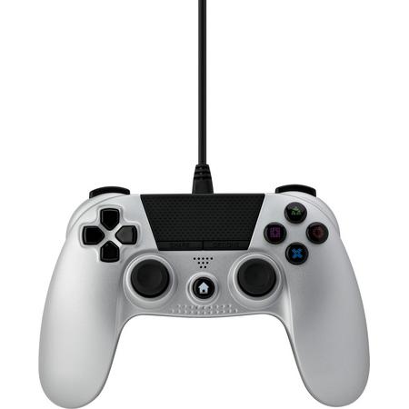 Under Control - Bedrade Controller V2 voor de Playstation 4 - 3 Meter - Zilver