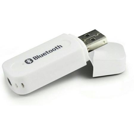 USB Bluetooth ontvanger met 3.5mm aux aansluiting- Kleur WIT - Underdog Tech