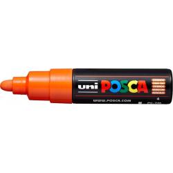 Posca PC-7M - Kleur Oranje - 4.5–5.5 mm Breed Rond - Geschikt op vele materialen zoals kunststof, hout, karton, papier, glas, textiel…