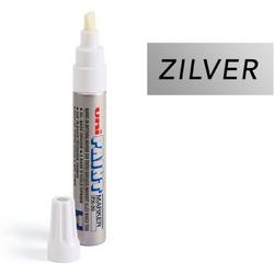 Posca PX-30 Zilver/Chrome Paint Marker - 4 - 8,5 mm beitelpunt - Verfstift op oliebasis, geschikt voor vele ondergronden zoals; glas, papier, ceramiek, plastic of metaal