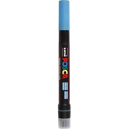 Uni Posca Marker, lijndikte: 1-10 mm, PCF350, 1 stuk, light blue