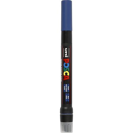 Uni Posca Marker, lijndikte: 1-10 mm,  PCF350 , blue, kwast, 1stuk