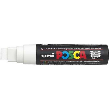uni-ball Paint Marker op waterbasis Posca PC-17K Wit