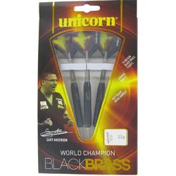 Unicorn Black Brass Gary Anderson P1 25 gram Dartpijlen