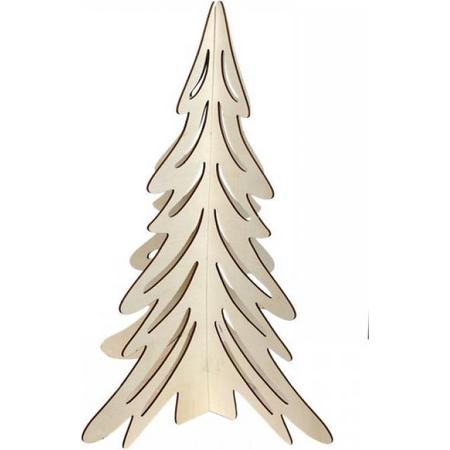 Kerstboom - hout - 58cm