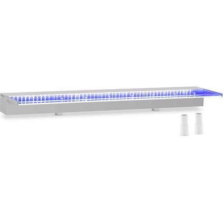Blush douche - 90 cm - LED -verlichting - blauw - 135 mm wateruitgang