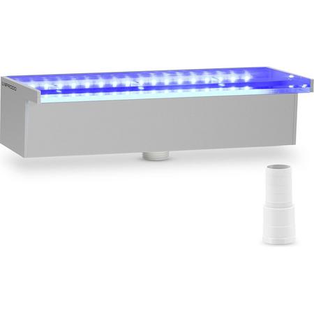 Schuld douche - 120 cm - LED -verlichting - blauw / wit - 30 mm wateruitgang