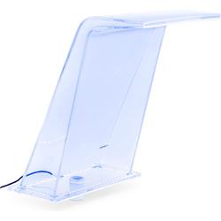 Schuld douche - 45 cm - LED -verlichting - blauw / wit - 395 mm wateruitgang