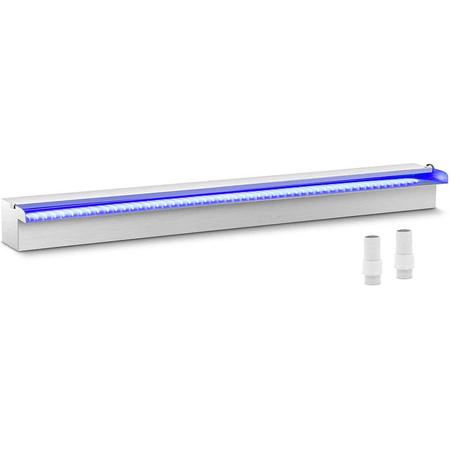 Schuld douche - 90 cm - LED -verlichting - blauw / wit