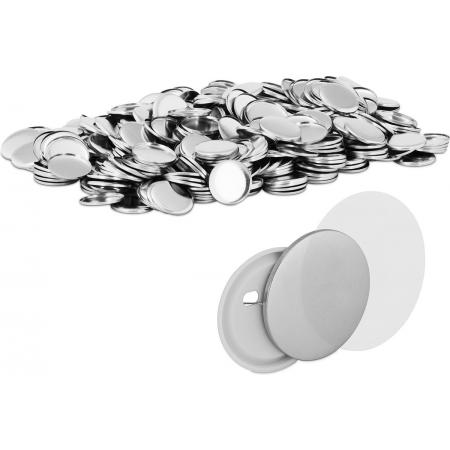 Uniprodo Button - Badge - Blanco Ø 25 mm - 1.000 stuks.