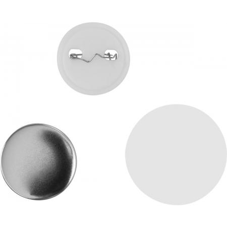 Uniprodo Button - Badge - Blanco Ø 37 mm - 1.000 stuks.