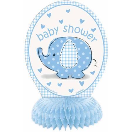 Baby Shower Olifant tafeldeco Blauw