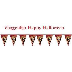 Vlaggenlijn Happy Halloween 6meter