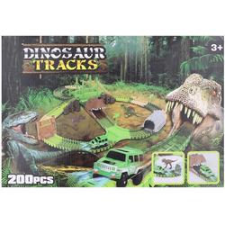 Dinosaurus autobaan incl 2 dinos en 200 onderdelen