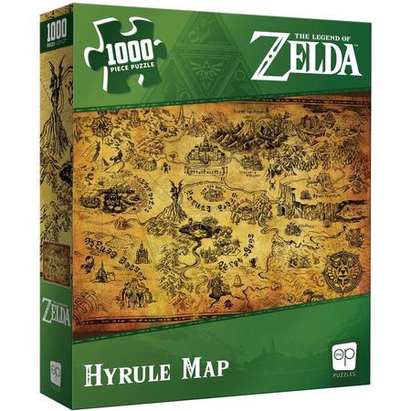 The Legend of Zelda Puzzel  Hyrule Map (1000 pieces)