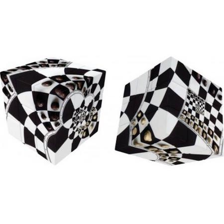 V-Cube Chessboard Illusion