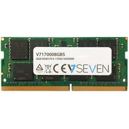 V7 V7170008GBS 8GB DDR4 2133MHz geheugenmodule