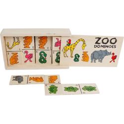 Van Manen Dominospel Zoo Dominos Junior Hout 28-delig