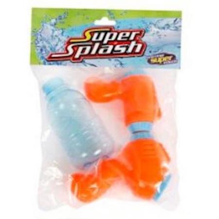 Van Manen Waterpistool Super Splash Junior 15 Cm Oranje/lichtblauw