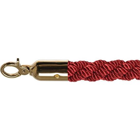 Barrier rope luxury red brass