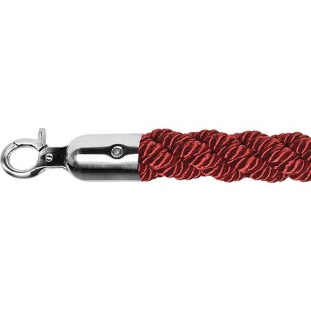 Barrier rope luxury red brushed