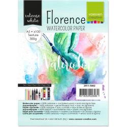 Florence • Aquarelpapier texture White A5 100pcs 300g