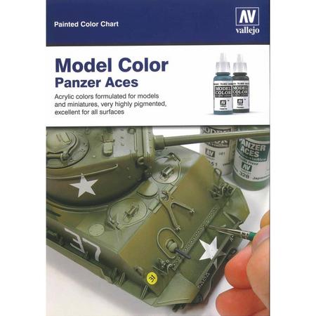 Handpainted Color Card Model Color - CC970