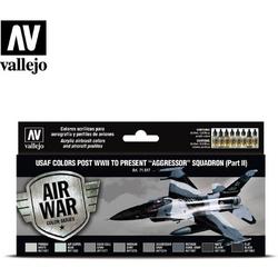 Model Air - Air War - USAF colors post WWII to present Aggressor Squadron Part II - 8 kleuren - 17ml - VAL-71617