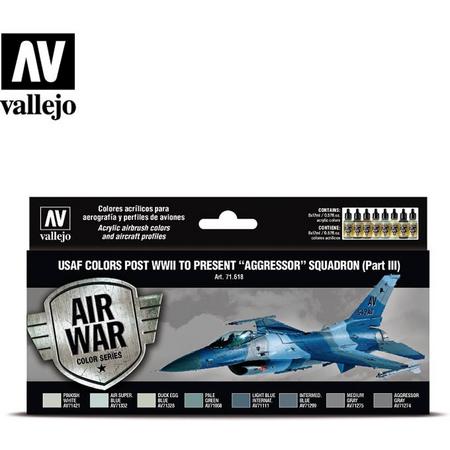 Model Air - Air War - USAF colors post WWII to present Aggressor Squadron Part III - 8 kleuren - 17ml - VAL-71618
