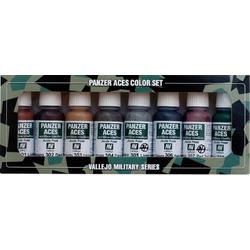 Model Color Panzer Aces No1 - Rust, tracks, rubber - 8 kleuren - 17ml - 70122