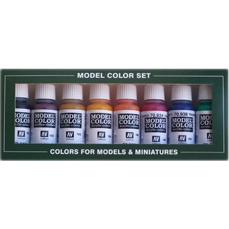 Model Color Transparant Colors - 8 kleuren - 17ml - 70136